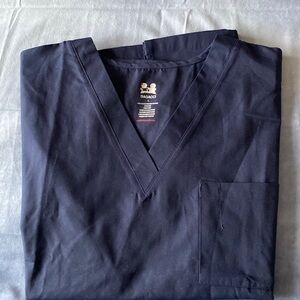 dagacci Large blue nurse short with front pockets